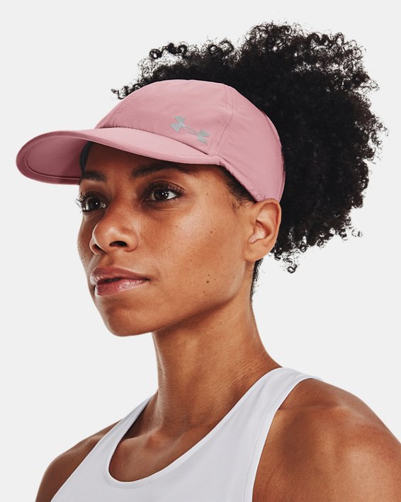 Women's UA Iso-Chill Launch Wrapback Cap in Pink image number 2